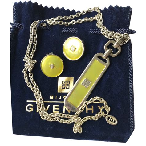 givenchy earrings and necklace set
